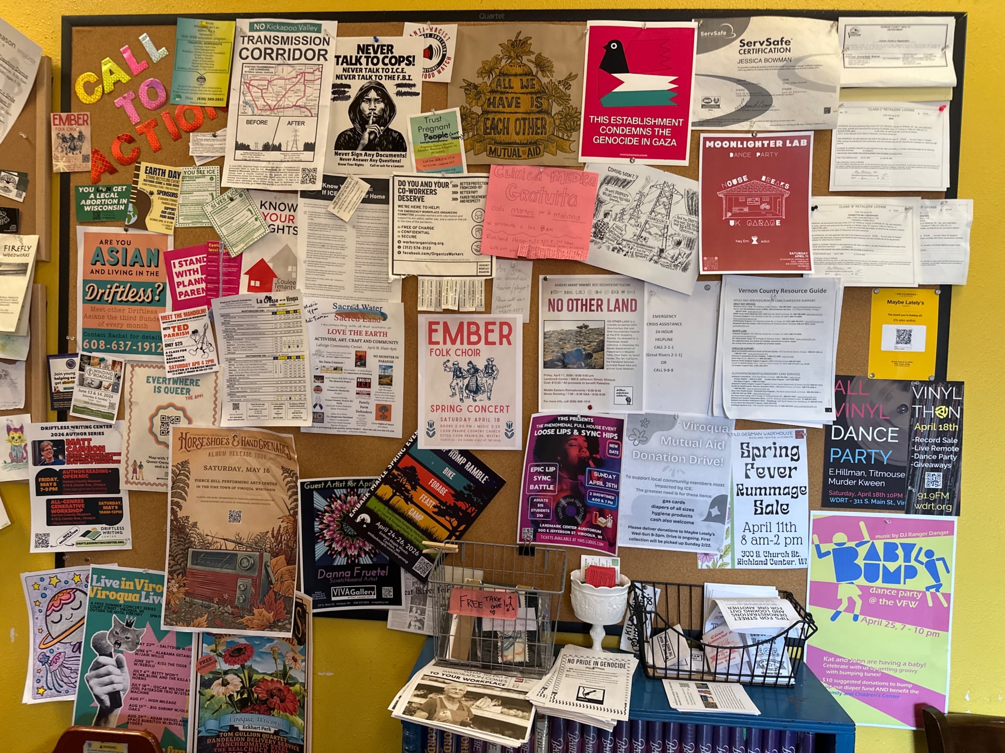 Maybe Lately's bulletin board