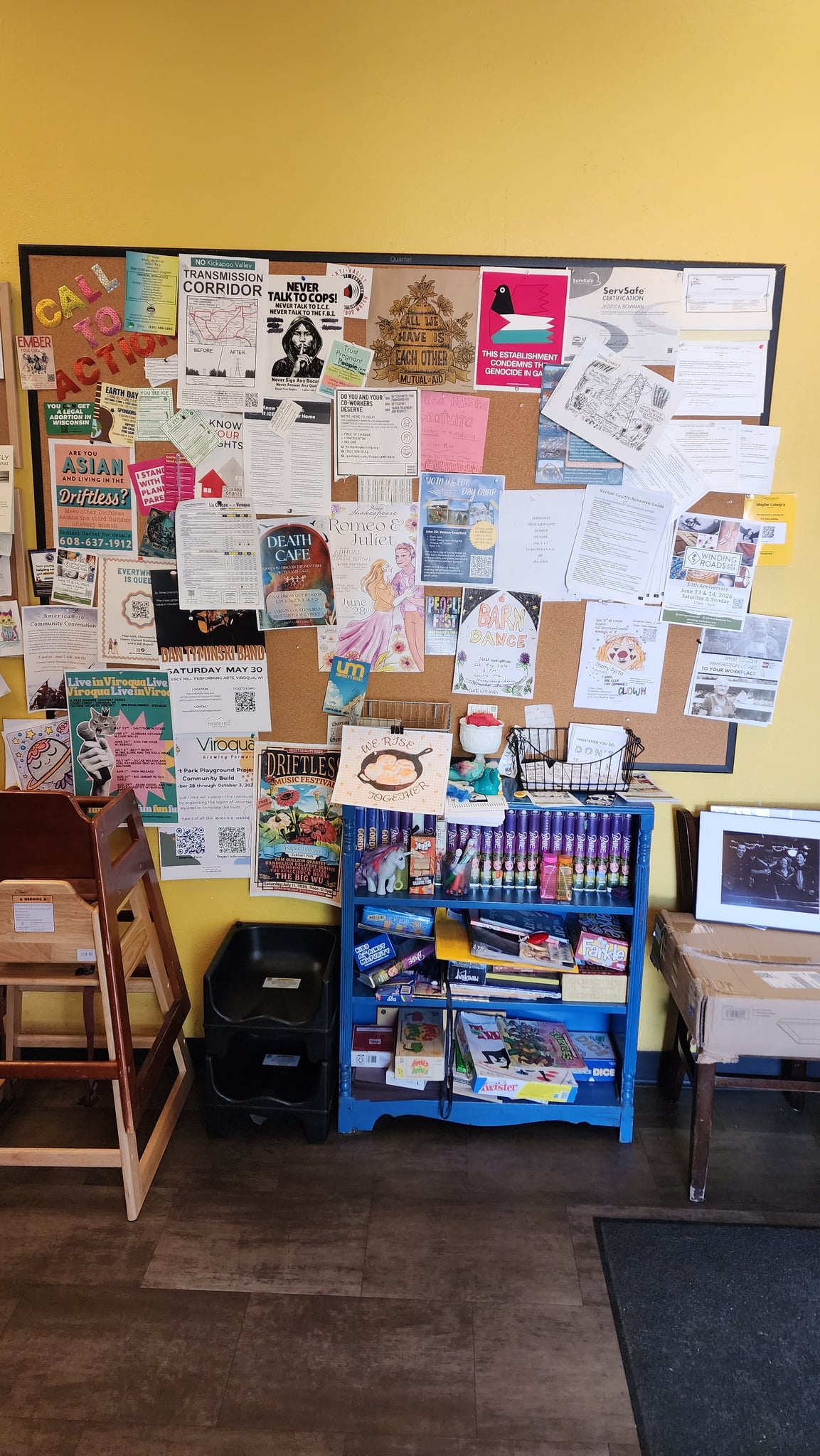 Maybe Lately's bulletin board