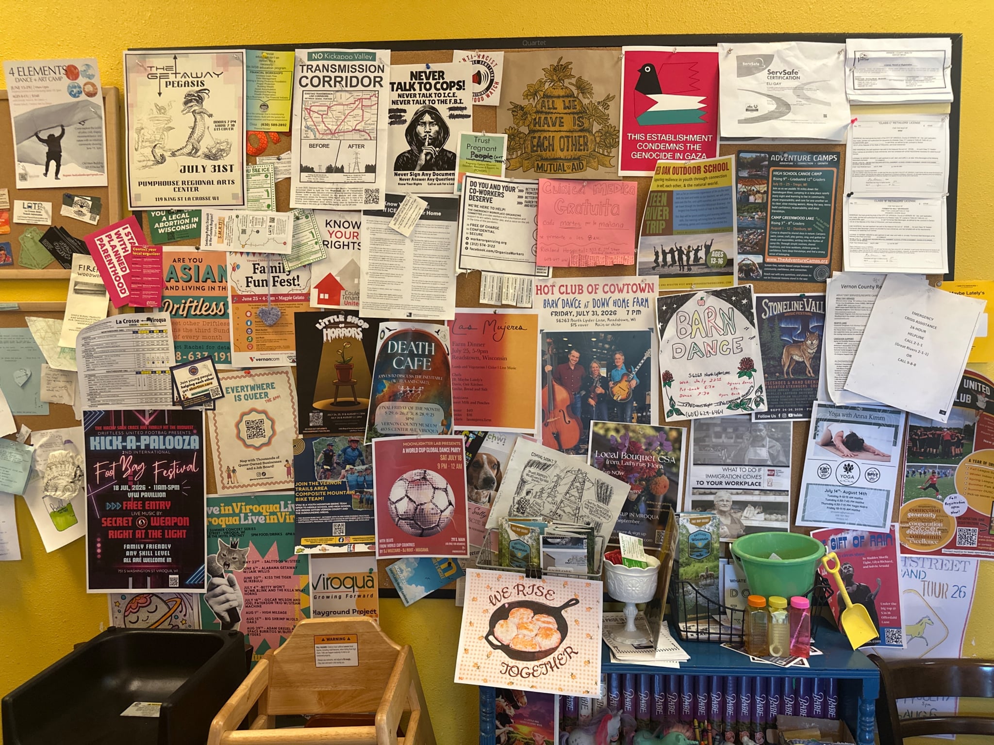 Maybe Lately's bulletin board